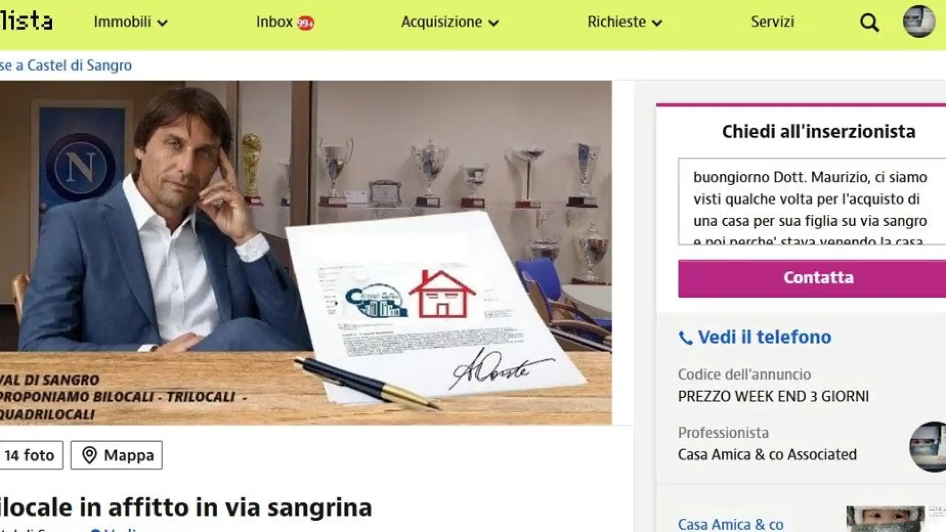 Castel Di Sangro: Casa Svitlana vi aspetta per il tuo soggiorno in Alto Sangro. Promo per i tifosi durante il ritiro del Napoli.